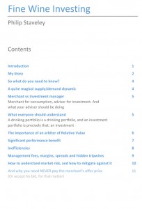 Wine Investment market report